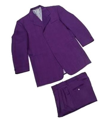 Evander Holyfield Owned & Worn Purple Suit (ex. Holyfield Collection)