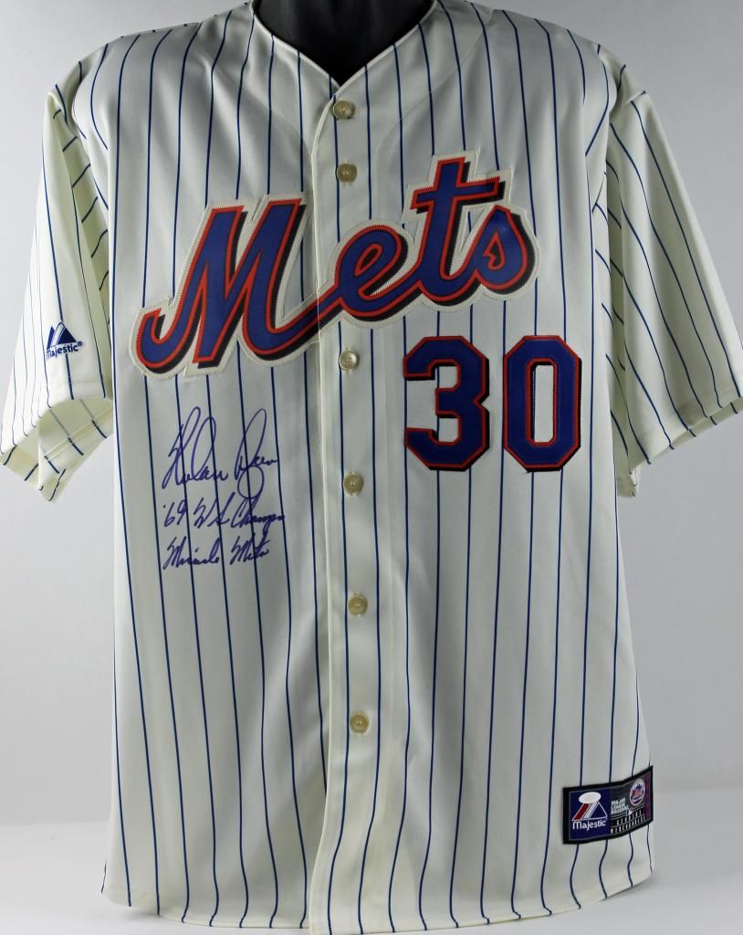 Lot Detail Mets Nolan Ryan Ws Champs Miracle Mets Signed Jersey Ryan Holo Psa