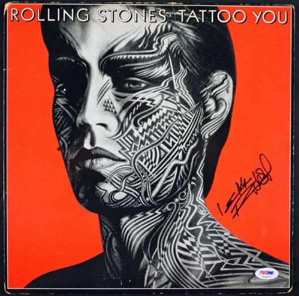 The Rolling Stones: Keith Richards Signed "Tattoo You" Album with Superb Autograph (PSA/DNA)