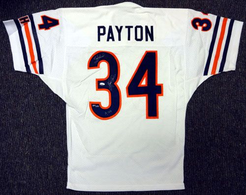 Walter Payton Signed Limited Edition Chicago Bears Jersey with Handwritten Inscriptions! (Steiner)