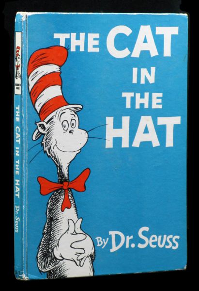 Dr. Seuss Rare & Desirable Signed "Cat in The Hat" Vintage Hardcover Book with "For the Children" Inscription (PSA/DNA)