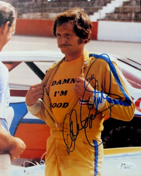 Dale Earnhardt Sr. Terrific Signed 8" x 10" Color Photo (JSA)