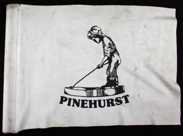 Pinehurst Rare Course Flown Pin Flag