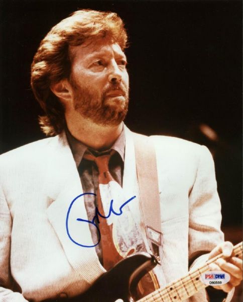 Eric Clapton Signed 8" x 10" Color Concert Photograph (PSA/DNA)