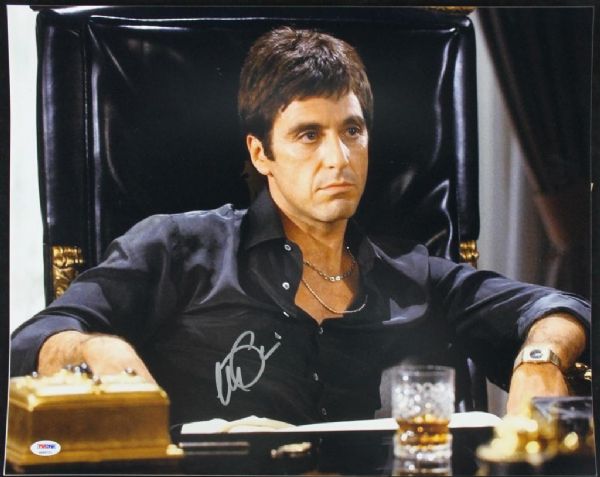 Al Pacino Signed 16" x 20" Color Photo from "Scarface" from Exclusive Signing! (PSA/DNA ITP)