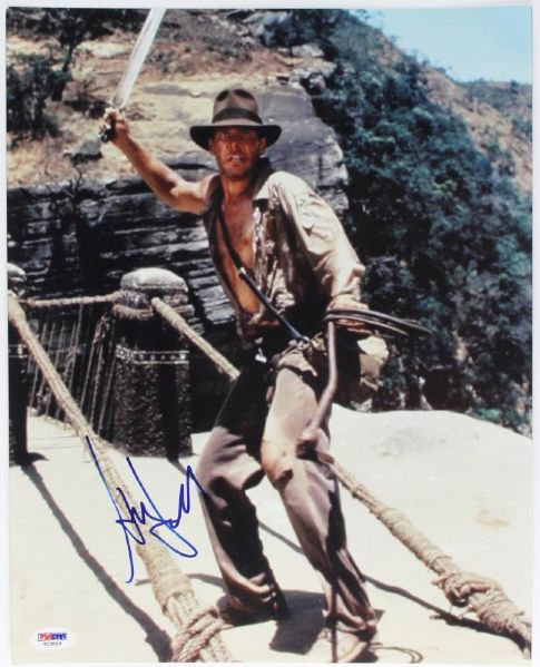 Harrison Ford Signed 11" x 14" Color Photo as "Indiana Jones" (PSA/DNA)