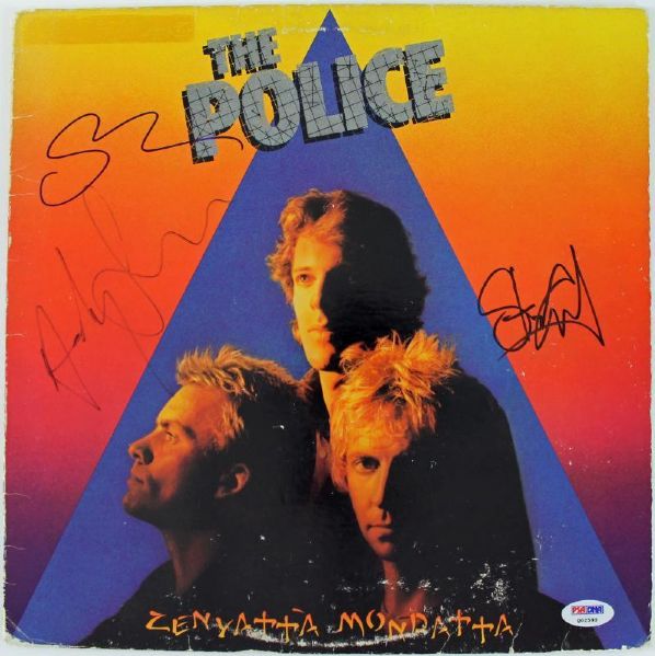 The Police Group Signed "Zenyatta Mondata" Record Album (PSA/DNA)