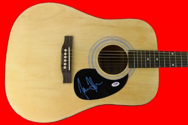 James Taylor Signed Acoustic Guitar (PSA/DNA)