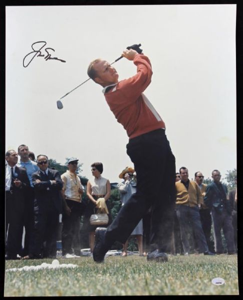 Jack Nicklaus Signed 16" x 20" Color Photo (PSA/DNA)