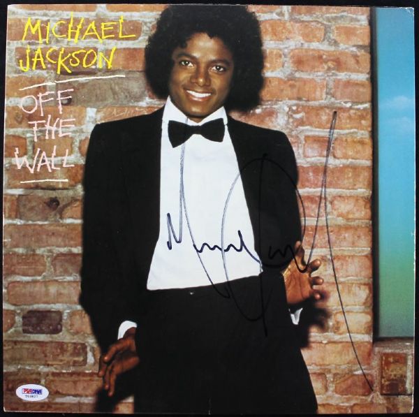 Michael Jackson Boldly Signed "Off The Wall" Record Album (PSA/DNA)