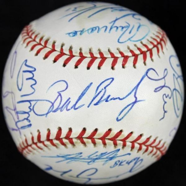 2001 Arizona Diamondbacks (WS Champs!) Team Signed OML Baseball (23 Sigs)(PSA/DNA)