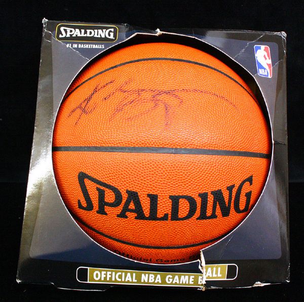 Kobe Bryant Signed Rookie Era Basketball (PSA/DNA)