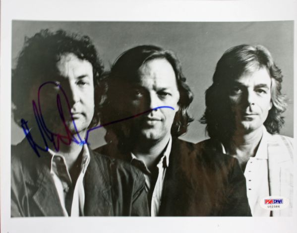 Pink Floyd: Nick Mason Singed 8" x 10" B & W Photo (PSA/DNA)