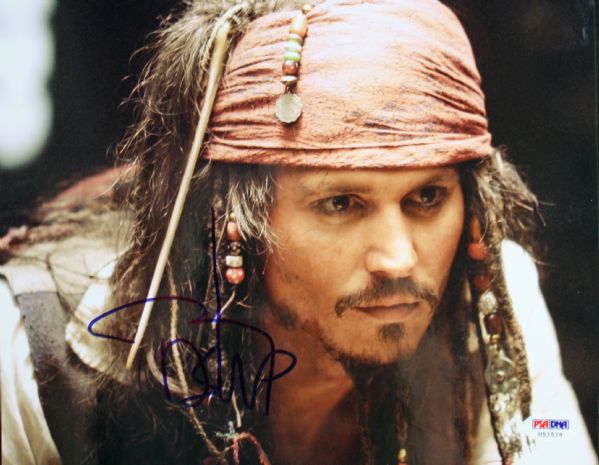 Johnny Depp Signed 8" x 10" Color Photo (PSA/DNA)