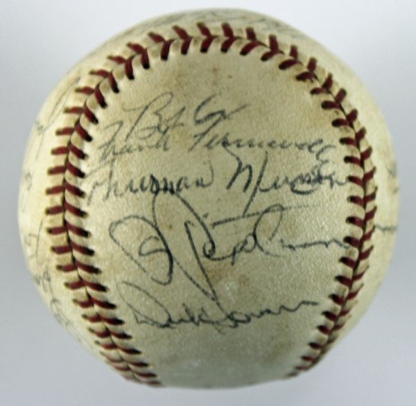 RARE Thurman Munson Signed 1969 NY Yankees Team Signed Baseball - Munsons True Rookie Season! (PSA/DNA)