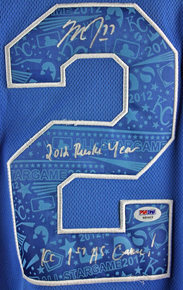 Lot Detail - Mike Trout Signed 2012 All-Star Game Jersey w/Rookie