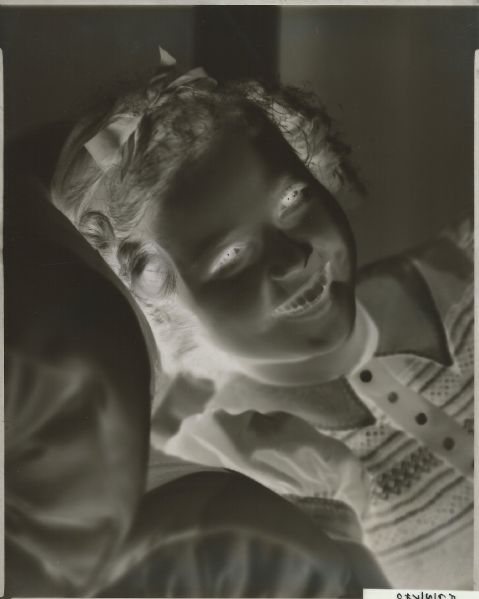 Shirley Temple Rare Original 8" x 10" Negative for Vintage Portrait Photograph