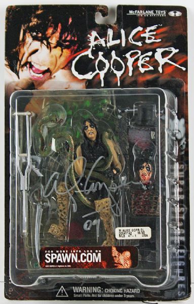 Alice Cooper Signed McFarlane Toys Figurine in Unopened Packaging (PSA/DNA)