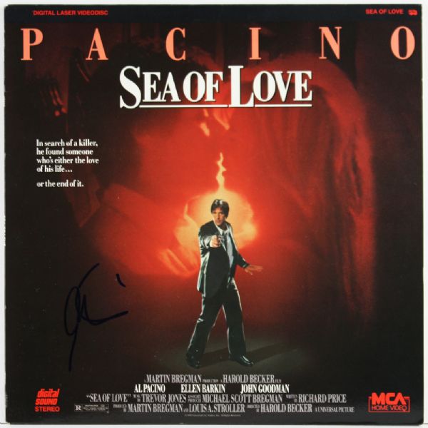 Al Pacino Signed "Sea Of Love" Laserdisc Cover (PSA/DNA)