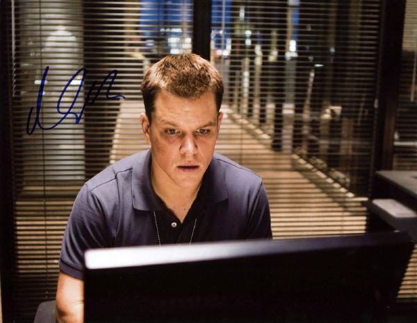 Matt Damon Signed 11" x 14" Color Photo (PSA/DNA)