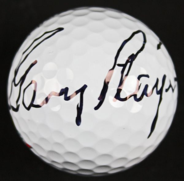 Gary Player Signed Titleist Masters Logo Model Golf Ball