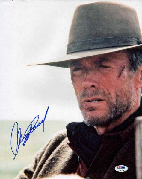 Clint Eastwood Signed 11" x 14" Color Photo from "The Unforgiven" (PSA/DNA)