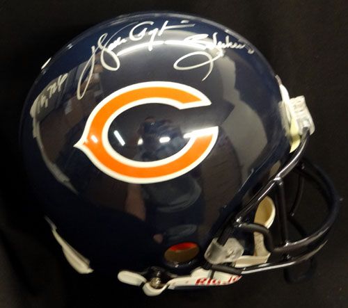 Walter Payton Beautifully Signed Chicago Bears PROLINE Helmet w/5 Handwritten Stats! (PSA/DNA)