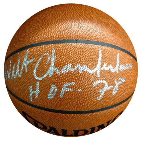 Wilt Chamberlain Signed Spalding NBA Leather Game Model Basketball w/"HOF 78" Insc. - PSA/DNA Graded GEM MINT 10!