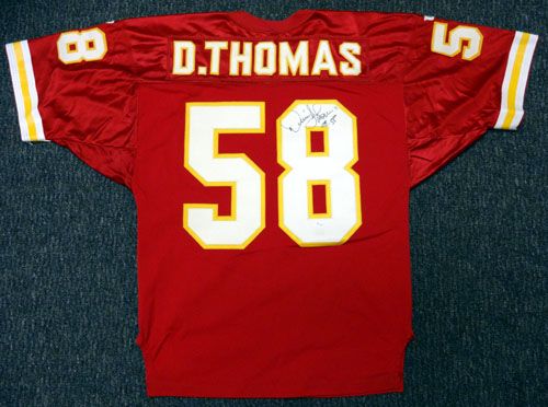 Derrick Thomas Signed Kansas City Chiefs Jersey (JSA)