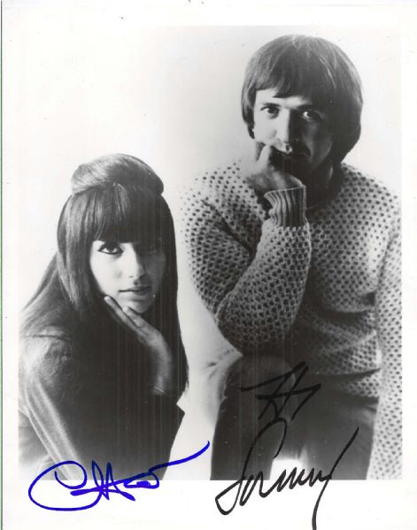 Sonny & Cher Dual Signed 8" x 10" Photograph (JSA)