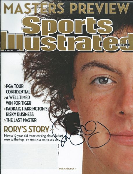 Rory McIlroy Signed April 7, 2009 Sports Illustrated Magazine