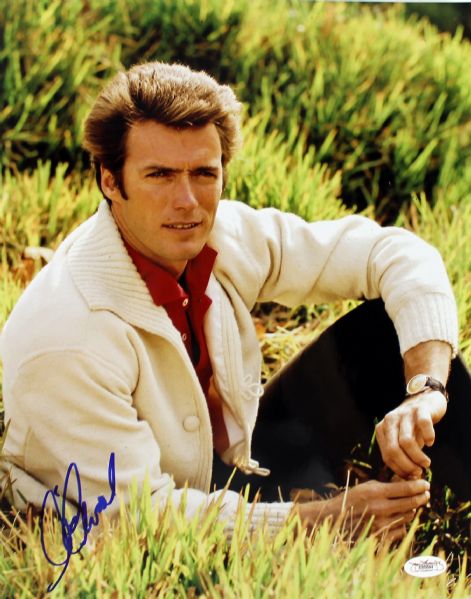 Clint Eastwood Signed 11" x 14" Color Photo (PSA/DNA)