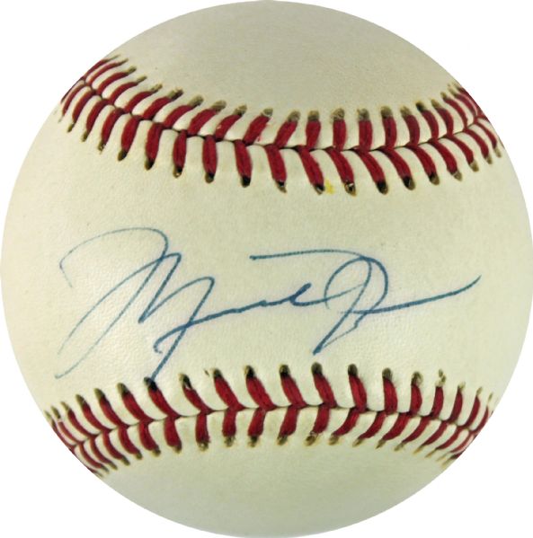 Michael Jordan Signed Wilson Official League Baseball with Excellent Signature (UDA & PSA/DNA)