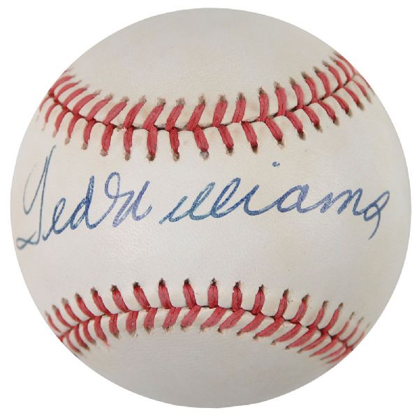 Ted Williams Choice Signed OAL Baseball (PSA/DNA)