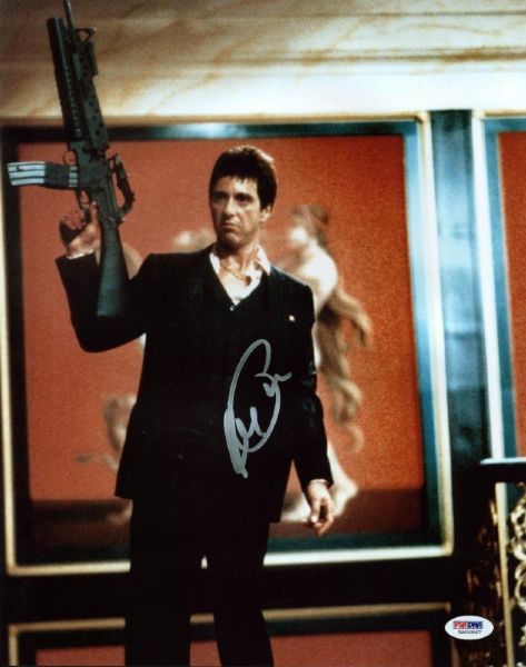 Al Pacino "Scarface" Signed 11"x14" Photo - PSA/DNA Graded GEM MINT 10