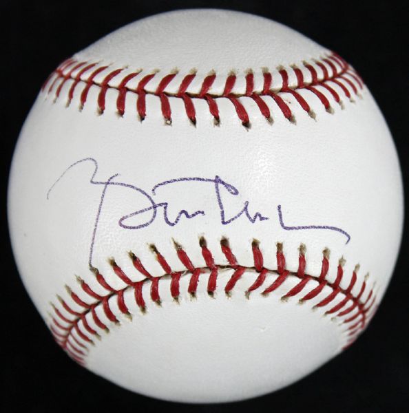 President Bill Clinton Signed OML Baseball (PSA/DNA LOA)