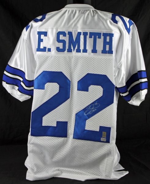 Emmitt Smith Signed Dallas Cowboys Jersey (Emmitt Hologram)