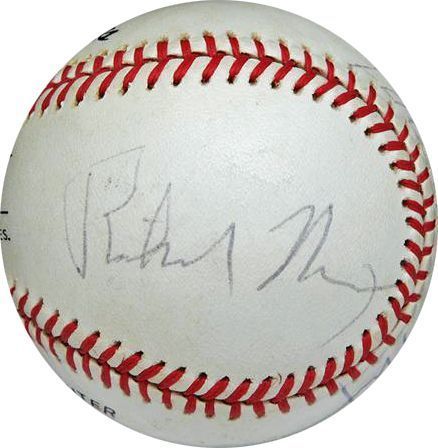 President Richard Nixon Twice Signed ONL Baseball (PSA/DNA)