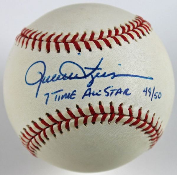 Rollie Fingers Signed & Inscribed "7 Time All-Star" Limited Edition OAL (Budig) Baseball (Upper Deck)