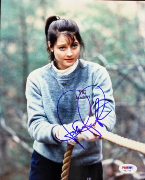 Jodie Foster Signed 8" x 10" Color Photo (PSA/DNA)