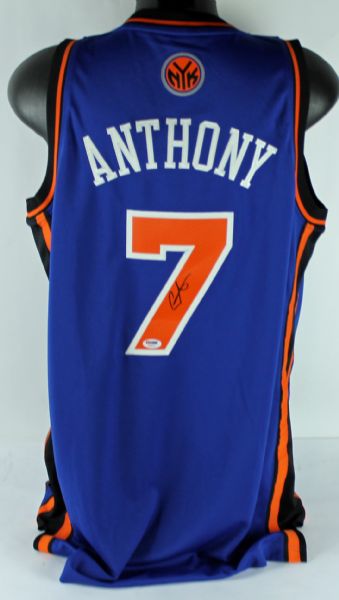 Rare Carmelo Anthony Signed New York Knicks Official NBA Jersey (PSA/DNA)
