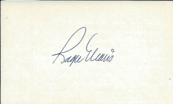 Roger Maris Signed 3" x 5" Index Card (JSA)
