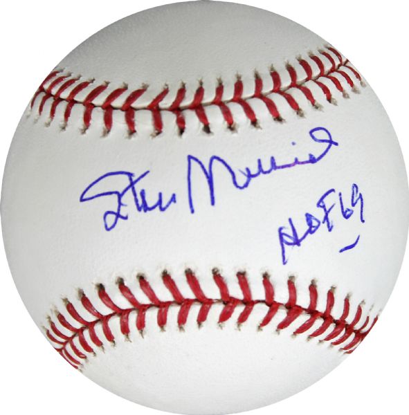Stan Musial Graded GEM MINT 10 Signed OML Baseball w/ "HOF 69" Inscription (PSA/DNA)