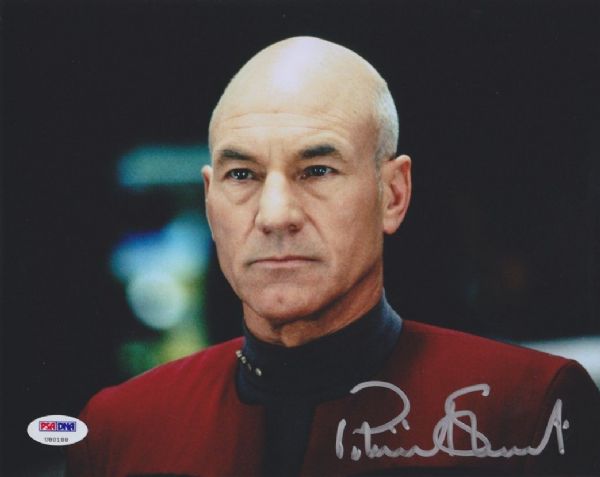 Star Trek: Patrick Stewart Signed 8" x 10" Photo (PSA/DNA)