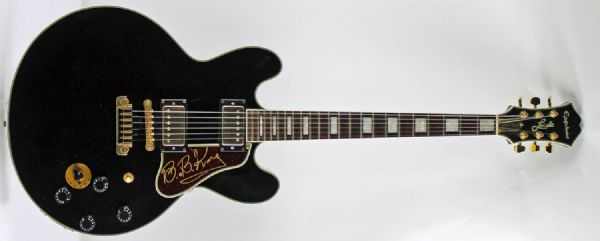 B.B. King Beautifully Signed Epiphone Lucille Personal Model Guitar (Epperson/REAL)