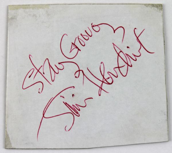 Scarce Jimi Hendrix Signed Album Page (PSA/DNA & REAL/Epperson)