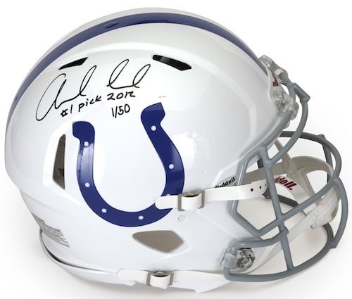 Andrew Luck Signed Limited Edition Proline Speed Helmet w/ "2012 #1 Pick" Inscription (Panini)