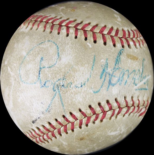 Rare Roger Hornsby Single Singed Baseball (JSA)
