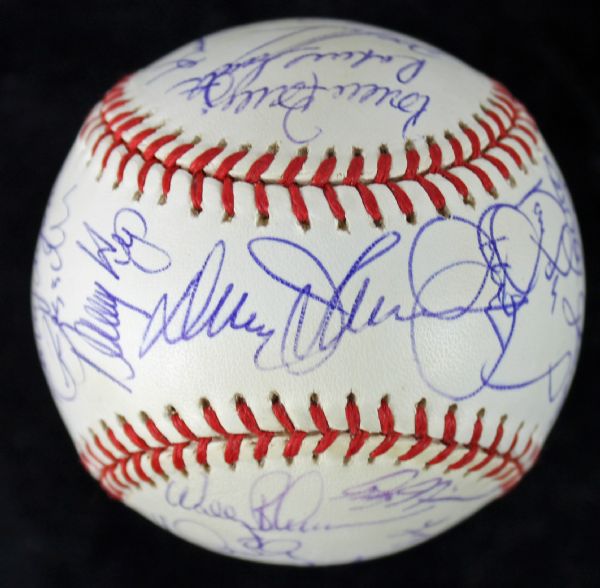 1986 NY Mets (World Champs) Team Signed World Series Baseball w/32 Signatures! (PSA/DNA)
