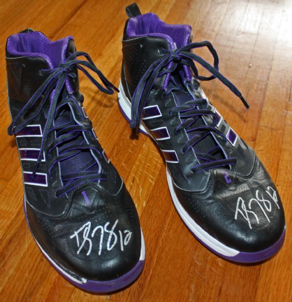 2012-13 Dwight Howard Signed & Game Worn Adidas Personal Model Sneakers (DC Sports)